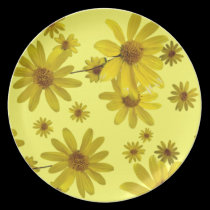 Yellow Flowers plates