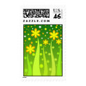 Yellow flowers postage by cycreation Yellow flowers postage