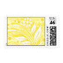 yellow flowers postage by VioDeSign yellow flowers postage