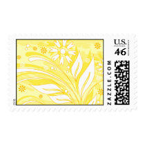yellow flowers postage by VioDeSign yellow flowers postage