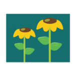 Yellow Flowers Post Cards