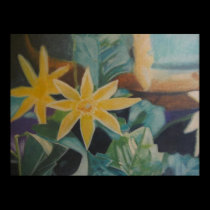yellow flowers posters