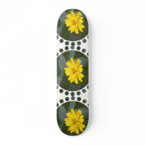 Yellow Flowers Skateboard