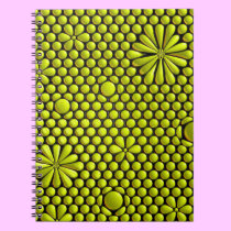 Yellow Flowers Spiral Notebook notebooks