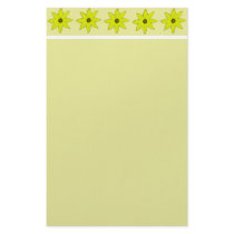 yellow flowers stationery by DonnaGrayson yellow flowers stationery