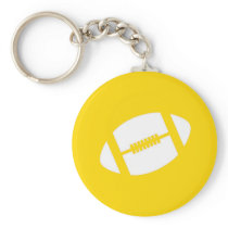 Yellow Football Keychain keychains