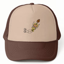 Yellow Football Player Hat