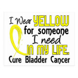 Yellow For Someone I Need Bladder Cancer Post Card