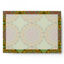 Yellow Fractal Pattern Envelope