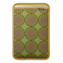 Yellow Fractal Pattern MacBook Air Sleeve