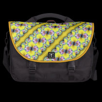 Yellow fractals commuterbag
