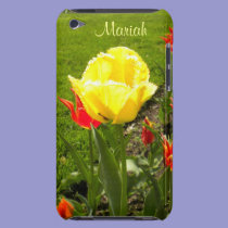 Yellow Fringed Tulip iPod touch Case casemate cases