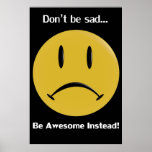 Yellow Frowny posters