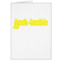 Yellow Geektastic cards