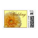 Yellow Gerber Daisy Wedding Postage postage by JuJuGarden Yellow Gerber Daisy Wedding Postage postage