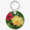 yellow gerber keychain by flowingcreek yellow gerber keychain
