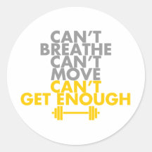 Yellow "Get Enough" Sticker
