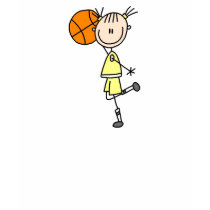 Yellow Girls Basketball Shirt