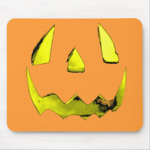 Yellow Glow Lantern Mousepad