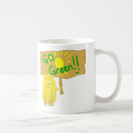 Yellow go green mugs