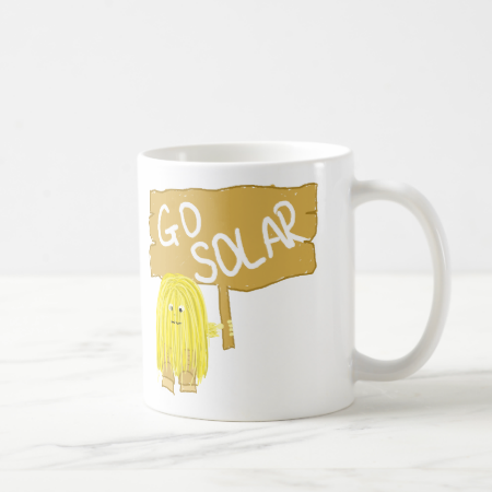 Yellow go solar mugs
