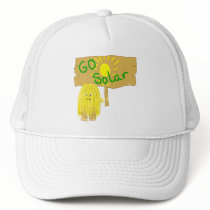Yellow Go Solar Sun hats