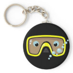 Yellow Goggles Key Chains