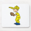 yellow & gold boy ball player