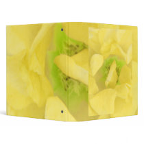 Yellow Gold Floral Nectar Vinyl Binders