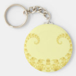 Yellow Gold Heart Keychain