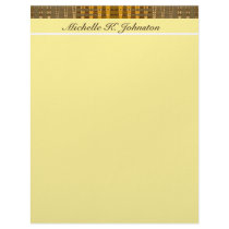 yellow gold letterhead