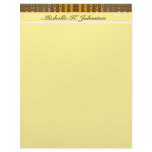 yellow gold letterhead design
