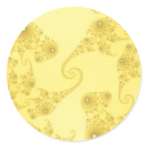 Yellow Gold Seahorse Herd Stickers by JamesOakley Yellow Gold Seahorse Herd Stickers