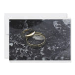 Yellow Gold Wedding Band Invitation