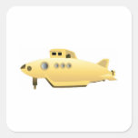 Yellow Gradient Submarine Stickers