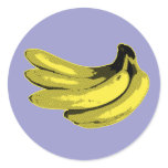 Yellow Graphic Banana stickers