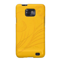 Yellow grass fronds samsung galaxy SII covers