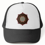 Yellow Grass Grid Mesh Hats