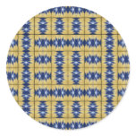 Yellow Grass Grid stickers