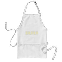 yellow gray argyle aprons