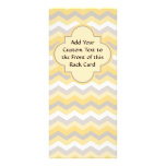 Yellow/Gray Chevron Zigzag rack cards