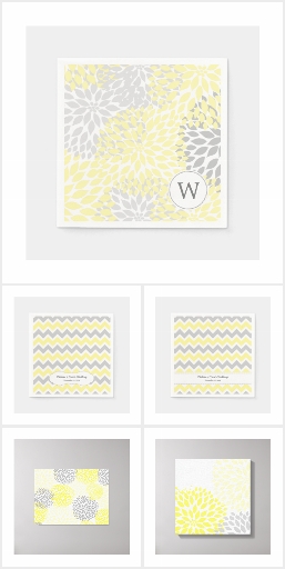 Yellow Gray Decor