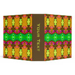 yellow green brown binders