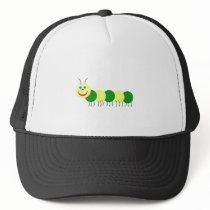 Yellow Green Caterpillar hats