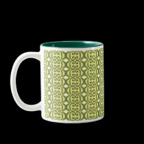 yellow green Mug by webunicorn yellow green Mug