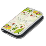 Yellow & Green Retro Abstract Floral-Folio planners
