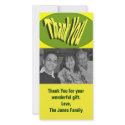 yellow green thank you photo cards by DonnaGraysonAbstract yellow green thank you photo cards