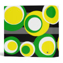 yellow green white Black Stripes