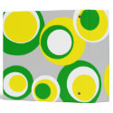 yellow green white dots