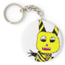 Yellow Gremlin Keychain